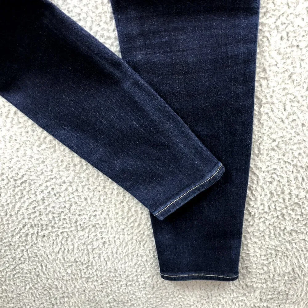 FRAME Womens Size 26 Le Skinny De Jeanne Queens Way Dark Wash Stretch Denim Jean